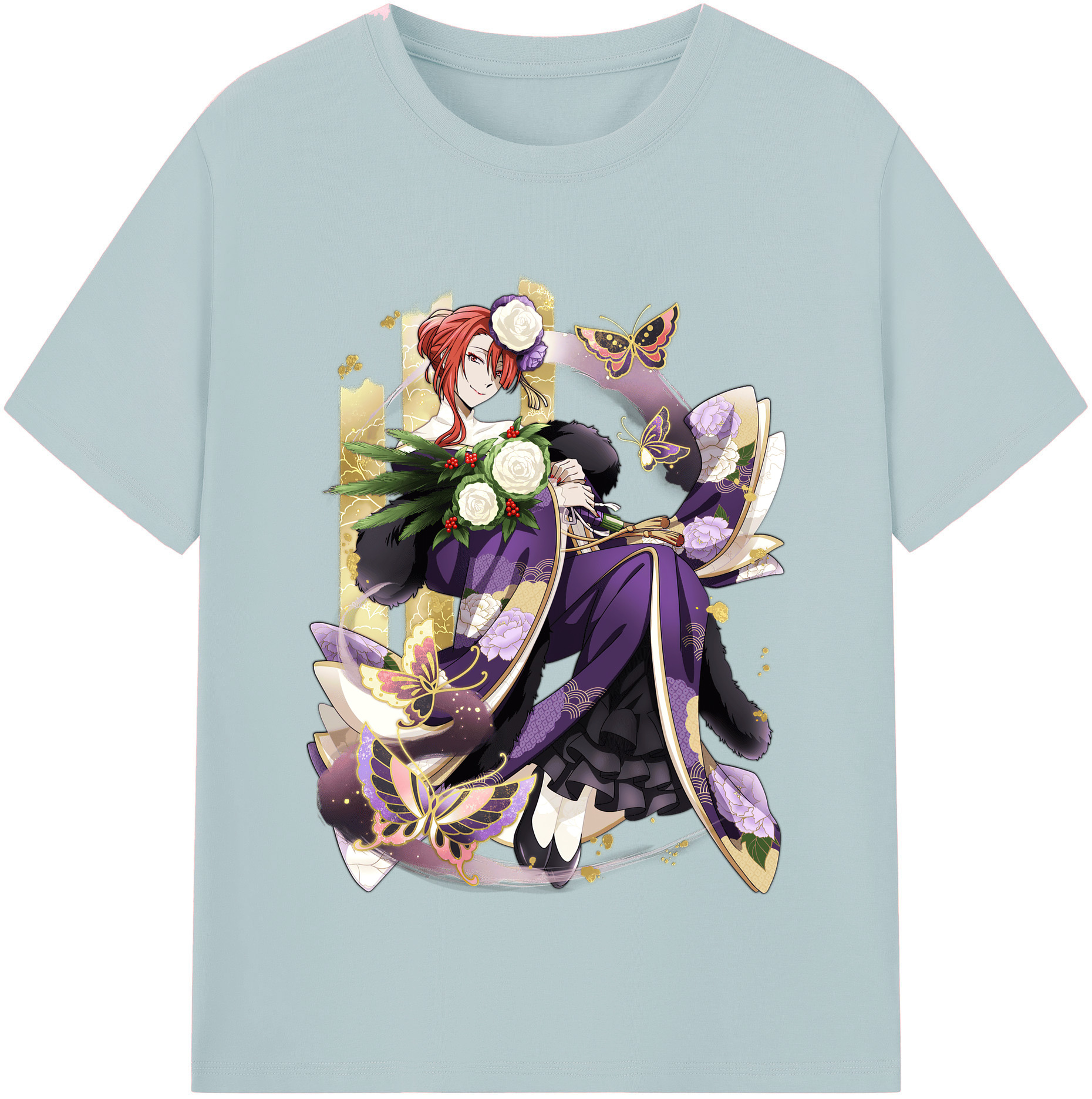 （画像用） 文豪ストレイドッグス Bungo Stray Dogs 綿100％半袖Tシャツ（フロントプリント）